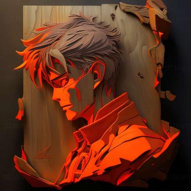 3D model Neon Genesis Evangelion Yoshiyuki Sadamoto (STL)